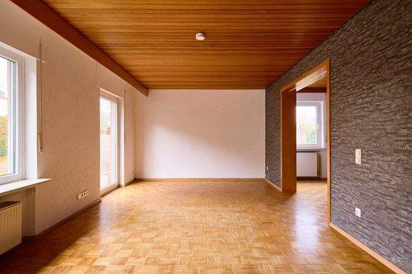 Blick in den Wohnbereich