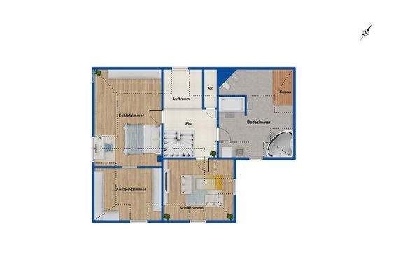 Grundriss Dachgeschoss