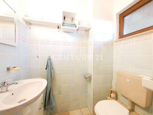 Gäste-WC im Erdgeschoss