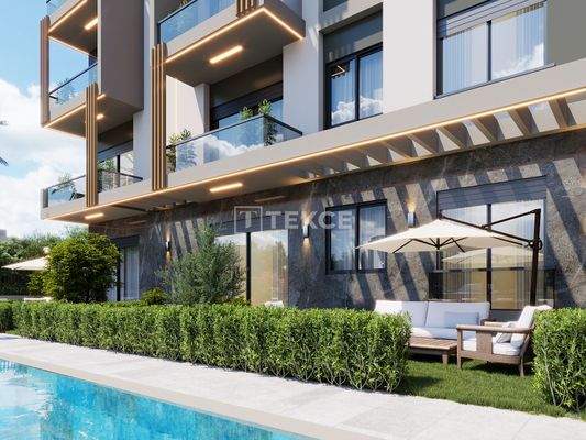 2-Bedroom Apartment in a Complex with a Pool in Antalya
