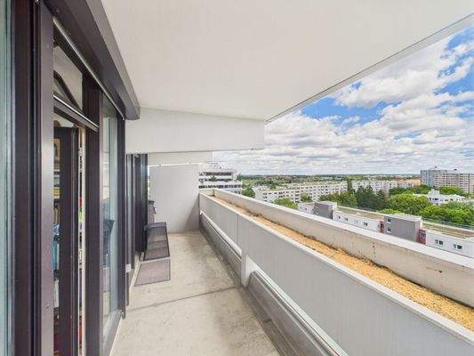 Balkon vor dem Masterbereich