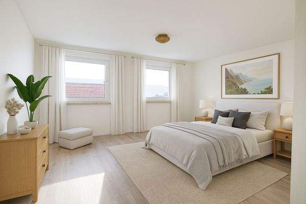 Virtuelles Renovierungsbeispiel Schlafzimmer