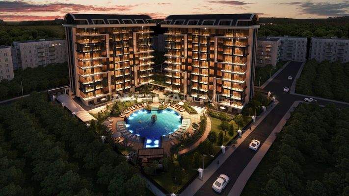 Apartments with Rich Amenities near the Beach in Alanya