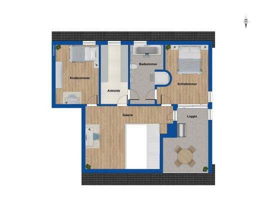 Grundriss - Ebene 2 - DG