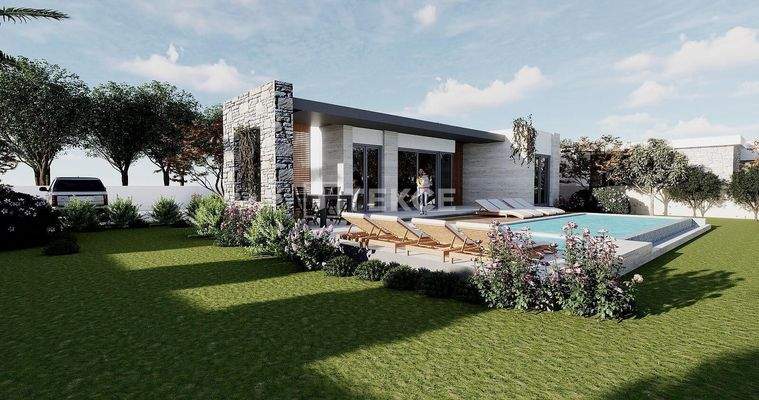 Chic Design Detached Villas in Bodrum Turkey