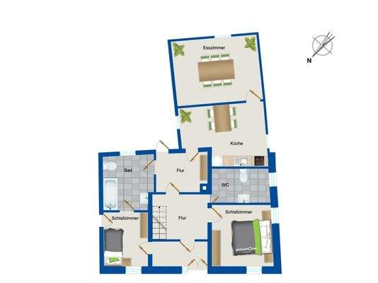 Grundriss Obergeschoss