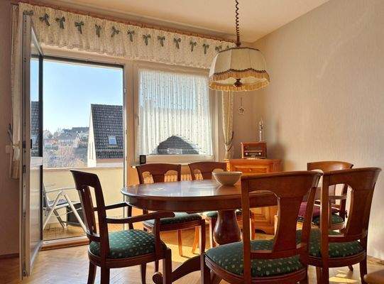 Esszimmer mit Balkon Einliegerwohnung