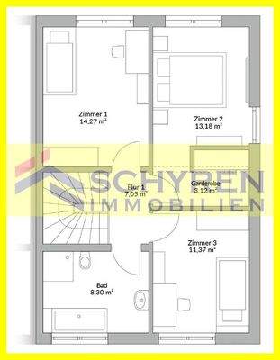 Grundriss Obergeschoss