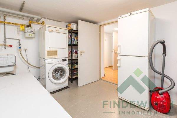 Wäscheraum im Keller