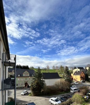 Ausblick Balkon