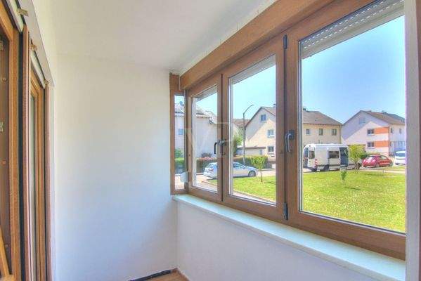 Geschlossener Balkon