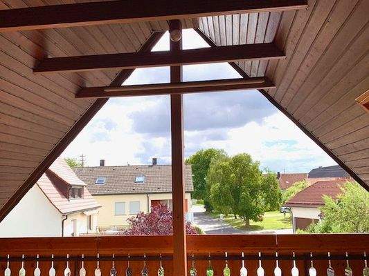 Aussicht von der Dachloggia