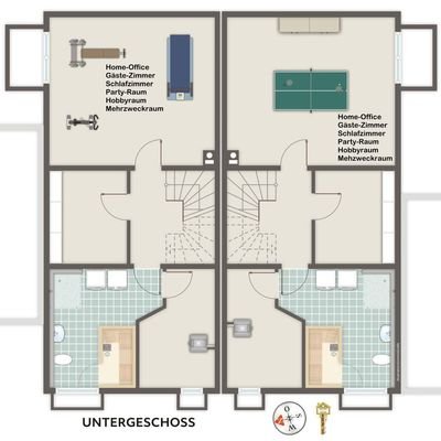 Untergeschoss-Grundriss