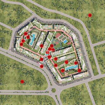 Luxury Apartments with Holiday Concept in Altıntaş Antalya