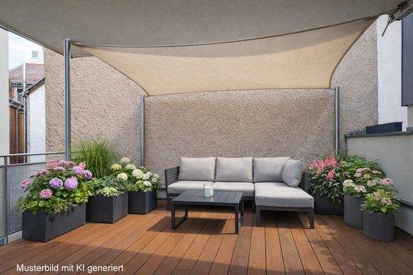 Vorschlag zur Gestaltung der Terrasse