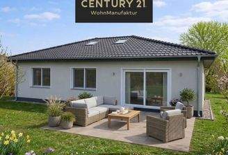hintere Ansicht mit Terrasse