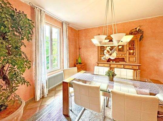 Charmanter, mediterraner Essbereich