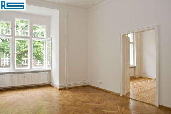 Beispiel Zimmer 2 Blick zum Zimmer 1