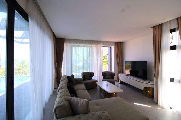 3-Bedroom Villa with Unobstructed Sea View and Pool in Esentepe