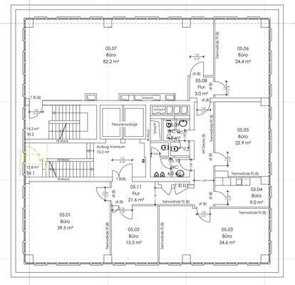 Grundriss mit ca. 297 m² 