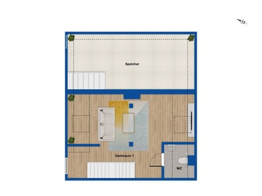 Grundriss Dachgeschoss