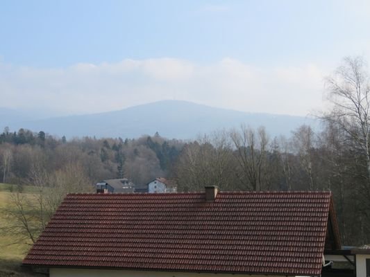 Blick über das Haus zum Ulrichsberg 