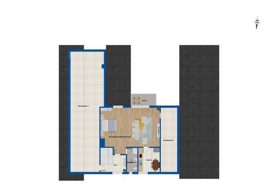 Grundriss Dachgeschoss