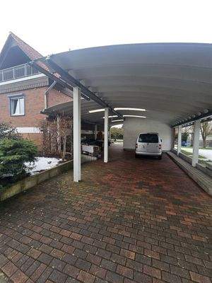 ca. 120 m² Stahl Carport 