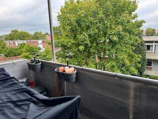 Blick vom Balkon im 2ten OG