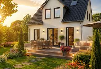 Gartenansicht
*Bild mit KI bearbeitet*