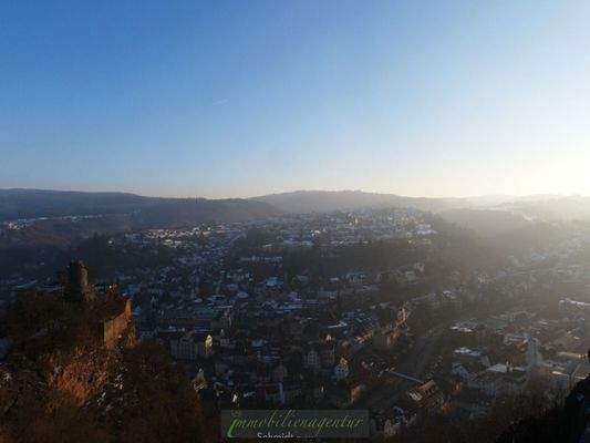 Panoramablick mit Burg Bosselstein