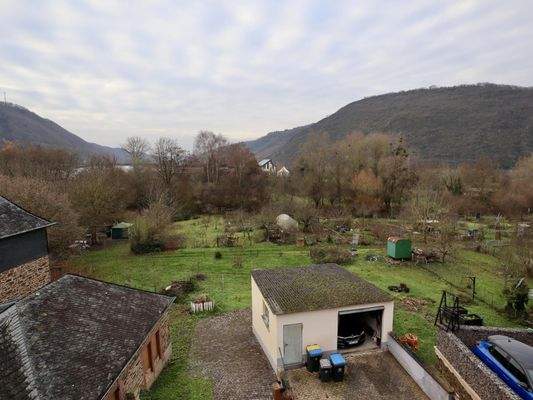 Gartenblick aus dem Dachgeschoss