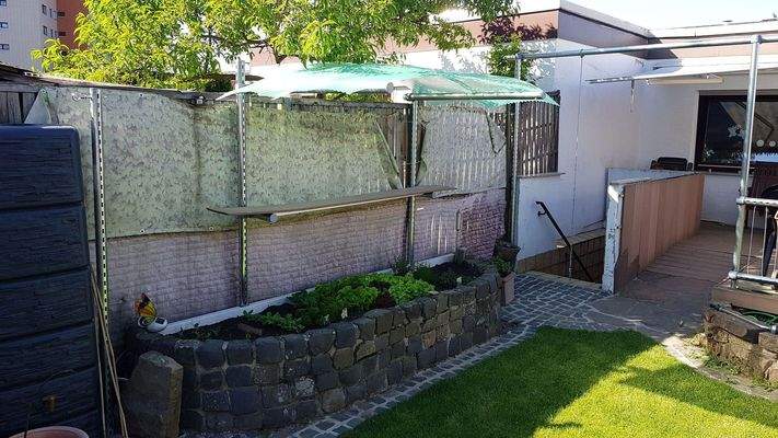 Hochbeet Kellertreppe