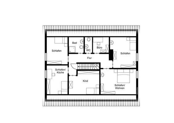 Grundriss Dachgeschoss