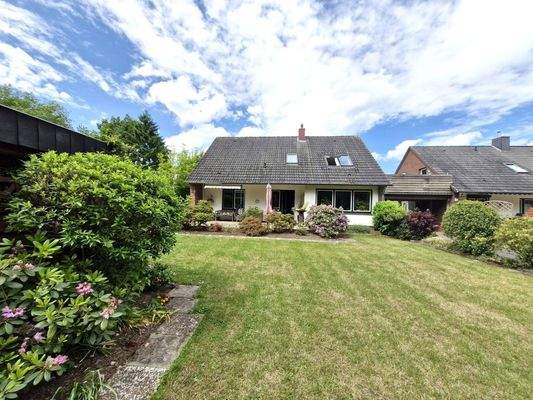 Garten und Hansansicht " Haus 1"