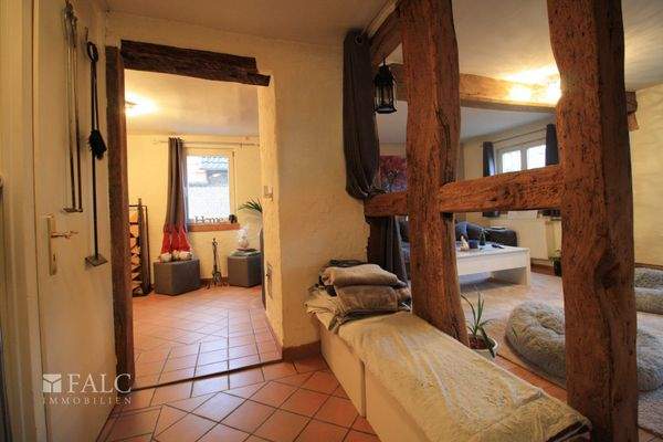 EG - Wohnbereich mit offenen Balken