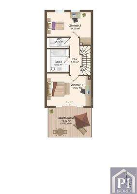 Grundriss Obergeschoss