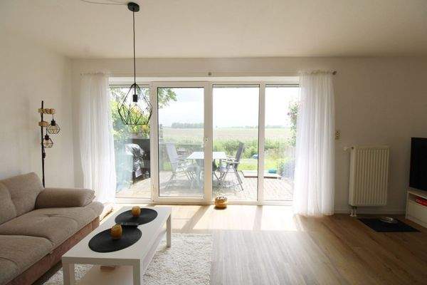 Blick auf die Terrasse