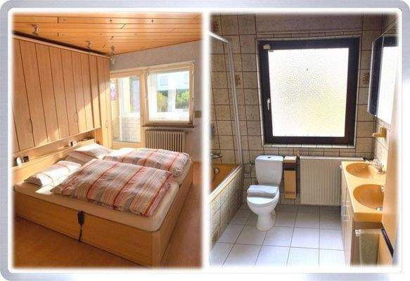 07 - Collage - Schlaf,- u. Badezimmer OG