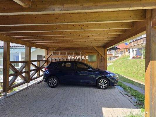 modernes Doppelcarport