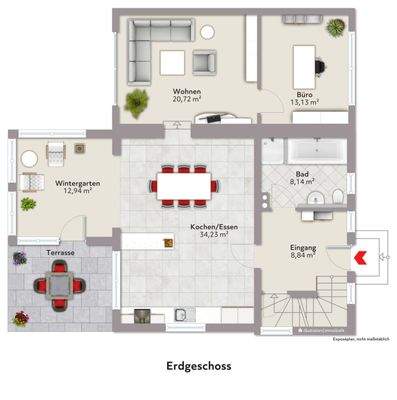 Grundriss Erdgeschoss