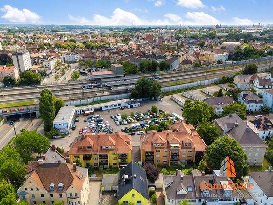 Blick auf die Nachbarschaft und die nähere Umgebung