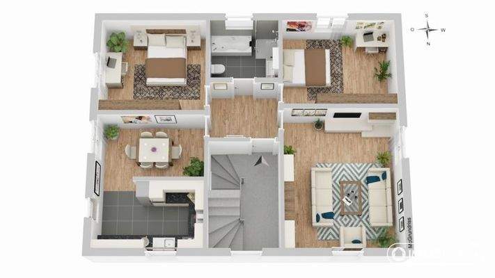 Immobilie 02 Grundriss OG