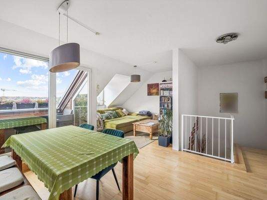 Wohnen in der oberen Etage