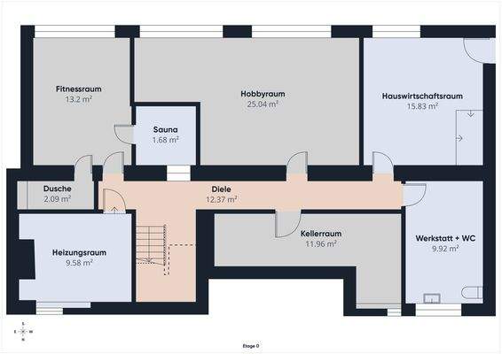 Grundriss Kellergeschoss