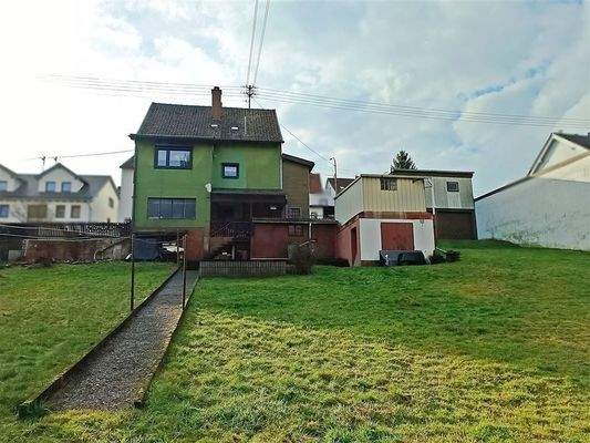 Rückansicht, Garten