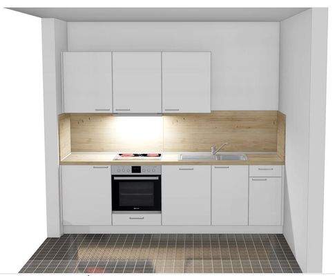 Visualisierung Küchenzeile (Büroeinheit 2)