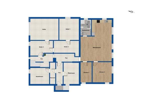 Grundriss Untergeschoss