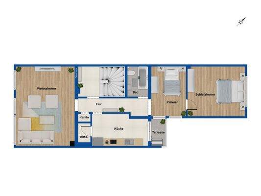 Grundriss 2. Obergeschoss