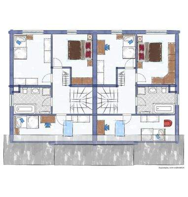 Grundriss Obergeschoss